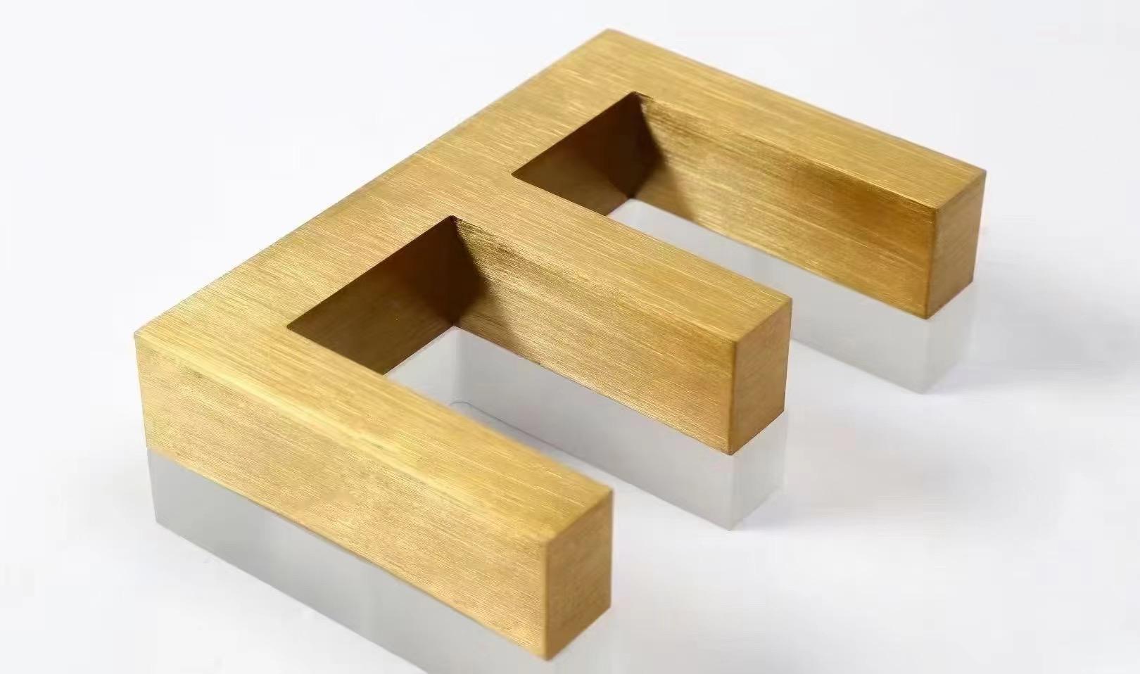 精工字电镀字金属字设计制作加工源头工厂