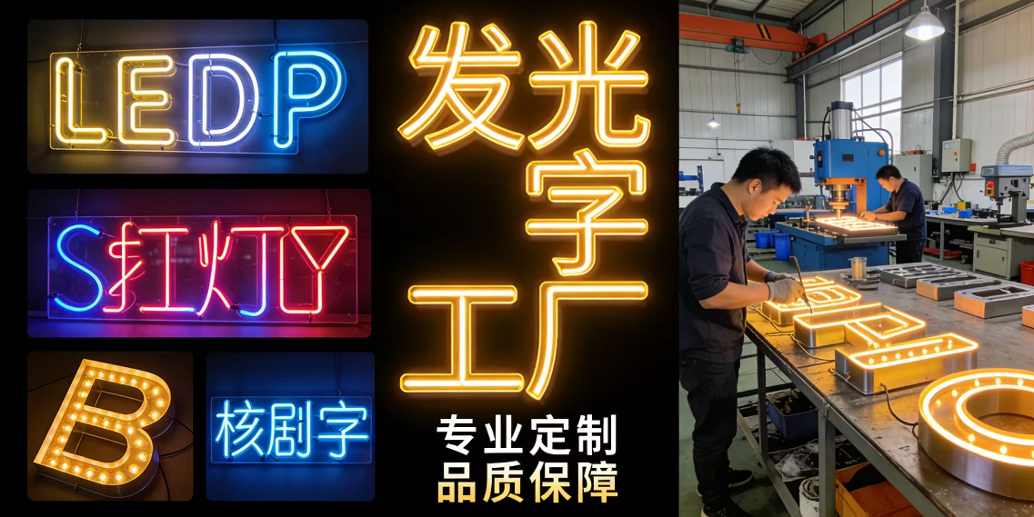 2026靠谱发光字工厂推荐｜启达广告深耕20年，用资质与细节筑牢每一块招牌
