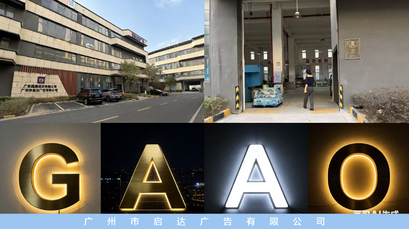 广州发光字制作工厂定制避坑指南：为什么懂行的商家都选启达广告？